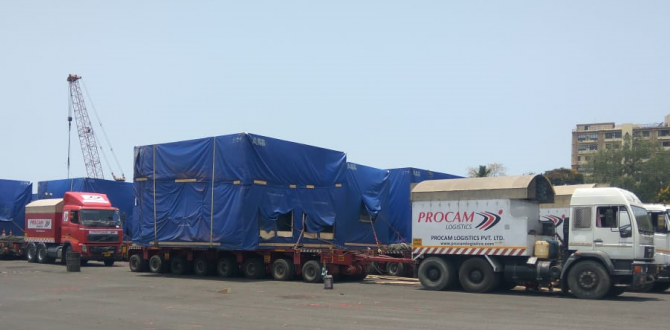 Procam Logistics Moves 12 Units of 70.6tn Stators & Rotors