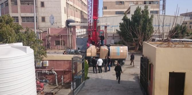 MGL Cargo Services Handle Production Line in Egypt