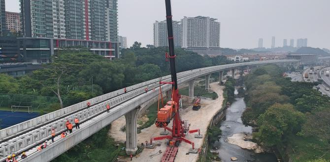 Megalift Deliver for MRT Railway Project in Malaysia