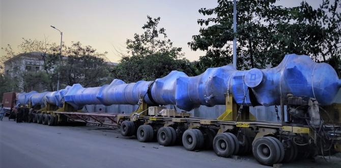 EXG with Unique & Challenging Move of 38m Long Regenerator