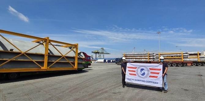 Cuchi Vietnam Handle Transport of OOG Steel Structures