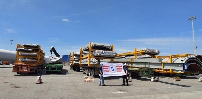 Cuchi Vietnam Handle Transport of OOG Steel Structures