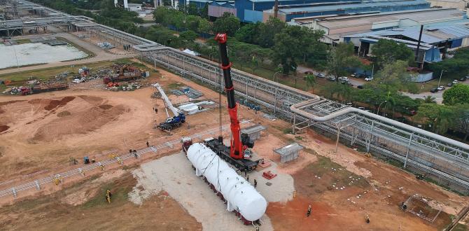 Megalift Handle 82tn Oil & Gas Pressure Vessel in Malaysia