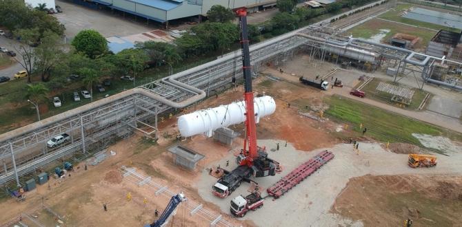 Megalift Handle 82tn Oil & Gas Pressure Vessel in Malaysia