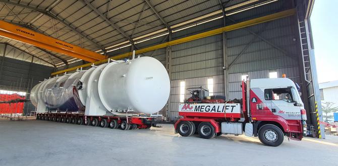 Megalift Handle 82tn Oil & Gas Pressure Vessel in Malaysia