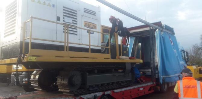 Livo Logistics with Transport of Construction Equipment