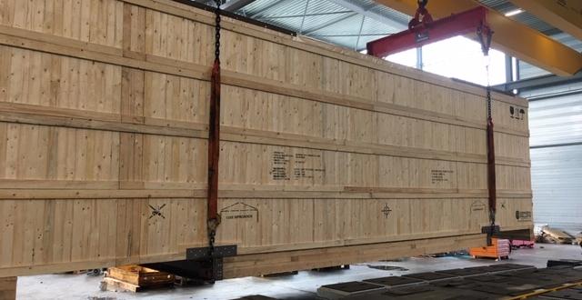 Europe Cargo Handle Shipping of Big 56tn Case