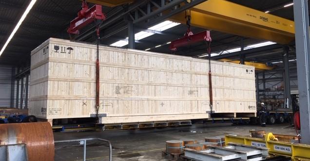 Europe Cargo Handle Shipping of Big 56tn Case