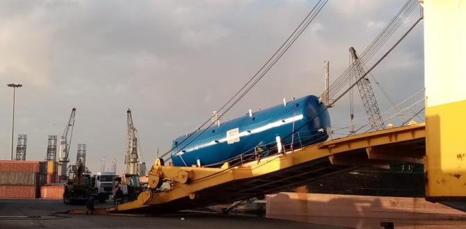 MGL Cargo Services with Shipment of 5 Oversized Tanks