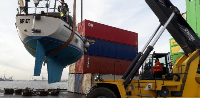 Europe Cargo Discharge Sailboat