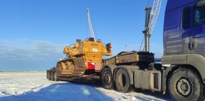 KGE Baltic & Livo Logistics Deliver Pipe-Layers to Tengiz Oil Field