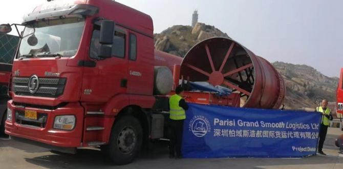 Parisi Grand Smooth Logistics with Shipment of Rotary Kiln Parts