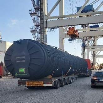 Pinto Basto Handle Door-to-Door Shipment of 20m Tanks