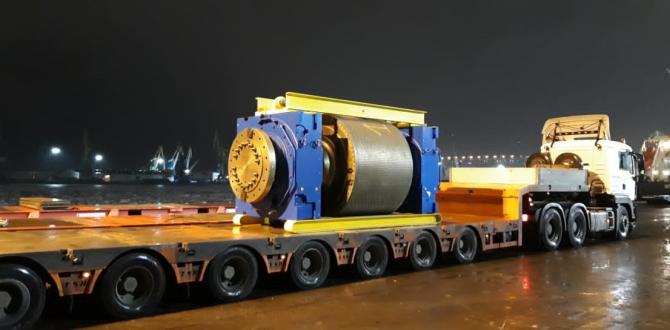 KGE Baltic with Transport of 2 Heavy Valves for Mining Industry