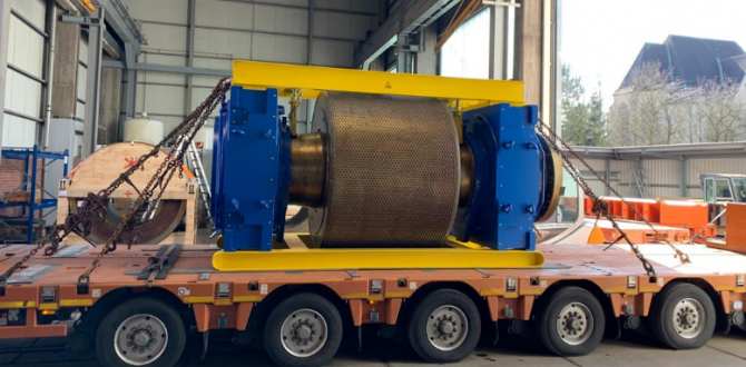 KGE Baltic with Transport of 2 Heavy Valves for Mining Industry