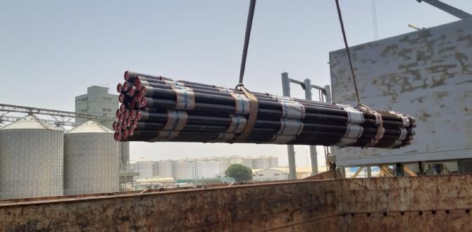 Polaris UAE Receive Breakbulk Shipment of Steel Tubing