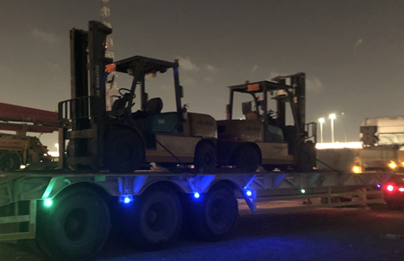 JSL Qatar & WSS UAE Handle Shipment of Construction Vehicles