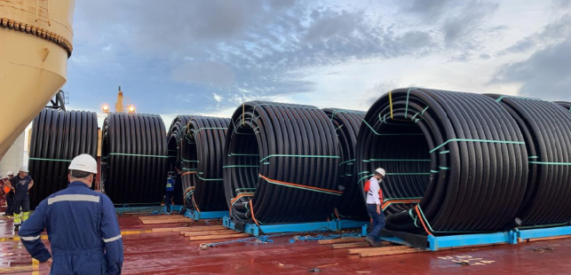 Anker Logistica Handle Shipment of 17 Flexsteel Pipe Coils