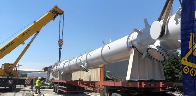 Delta Maritime Deliver Motor Oil Refinery Equipment in Greece