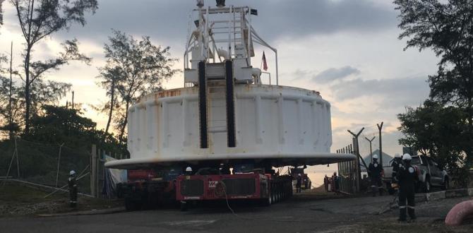 Megalift Construct Beach Landing Jetty for Delivery of SPM Buoy