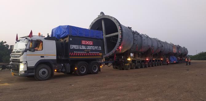 EXG Moves Massive Columns from West to North India