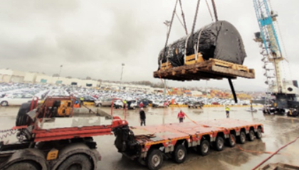 Convoy Logistics Manage Fuel Cask Cargo to Ukraine