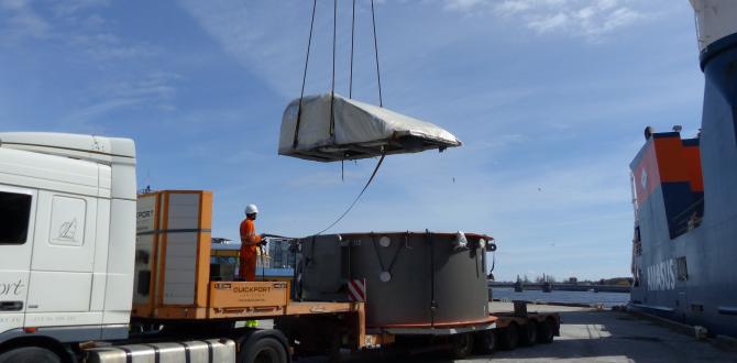 ScanMarine Estonia Deliver Cargo for Power Plant Project