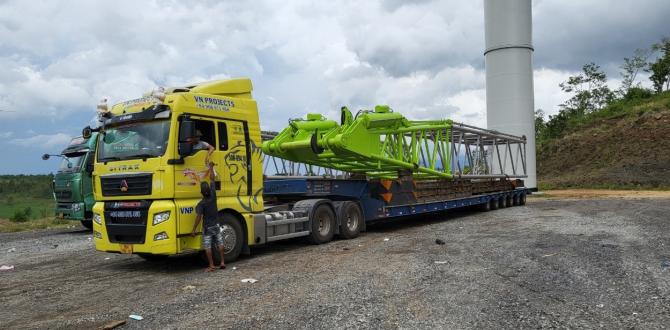 VN Projects have a Busy May with Transport of Crawler Cranes