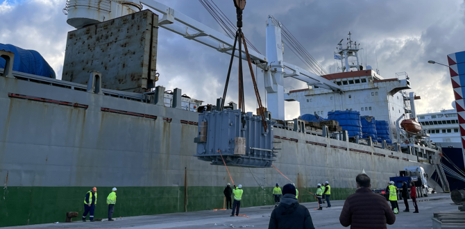 Goldair Cargo Handle Special Transformers to South Evia