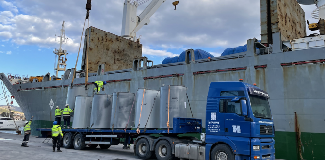 Goldair Cargo Handle Special Transformers to South Evia