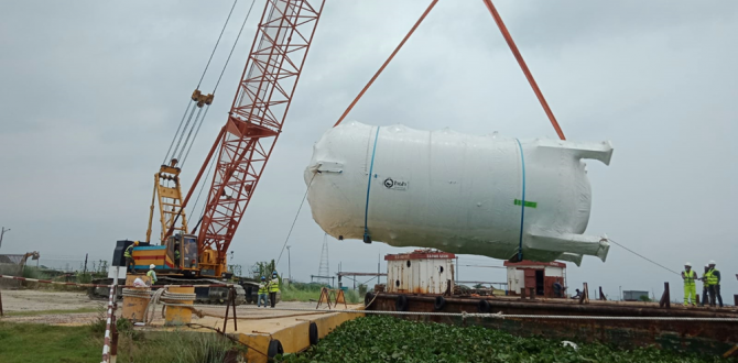 Conveyor Logistics Complete Movement of Pressure Vessels