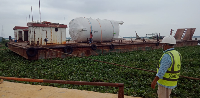 Conveyor Logistics Complete Movement of Pressure Vessels