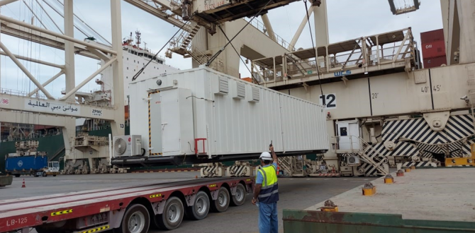 Polaris Shipping Transport Portable Kitchen to Libya