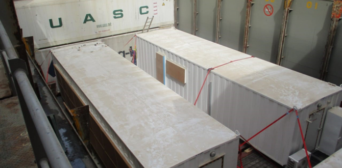 Polaris Shipping Transport Portable Kitchen to Libya