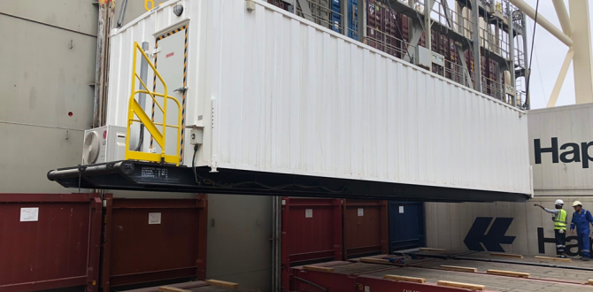 Polaris Shipping Transport Portable Kitchen to Libya