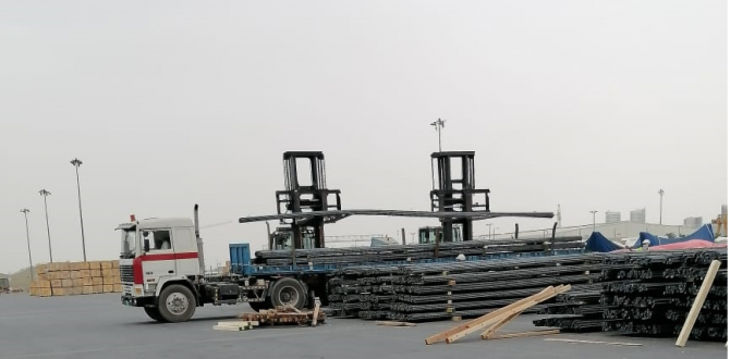 Wilhelmsen UAE Handle Export Breakbulk Shipment of Steel Rebars
