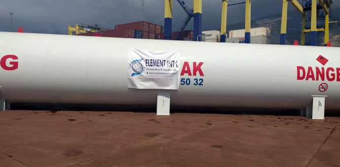 Element International Logistics Handle LPG Tank in Turkey