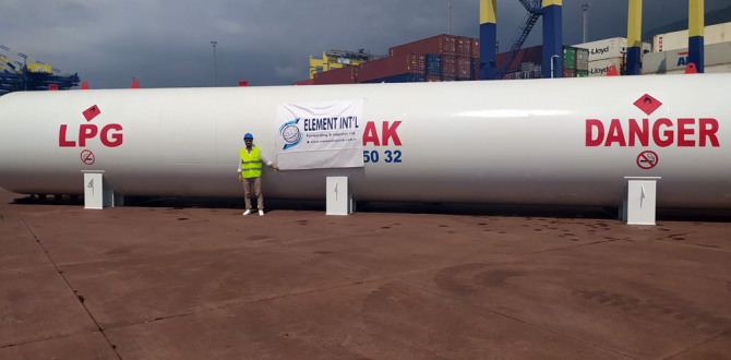 Element International Logistics Handle LPG Tank in Turkey