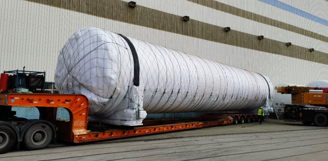 Topline Express Logistics Deliver Vacuum Tank