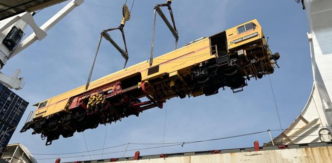 Gebrüder Weiss Ship Rail Building Vehicles to Alexandria