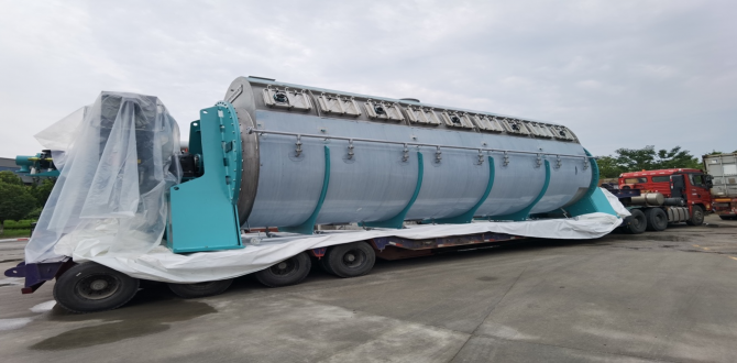 Parisi Grand Smooth Deliver Large Disc Dryer to Chile