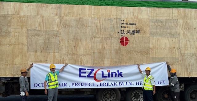 EZ Link Deliver Heavy Machinery by Vessel from Taiwan to Brazil