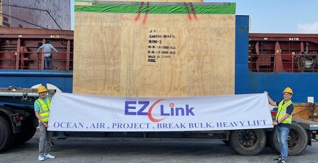 EZ Link Deliver Heavy Machinery by Vessel from Taiwan to Brazil
