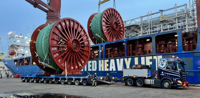 Tera Projects & Shipping Handle Transport of Huge Pipeline Reels