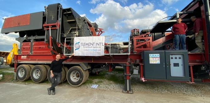 Element International Logistics Transport Mobile Crushers