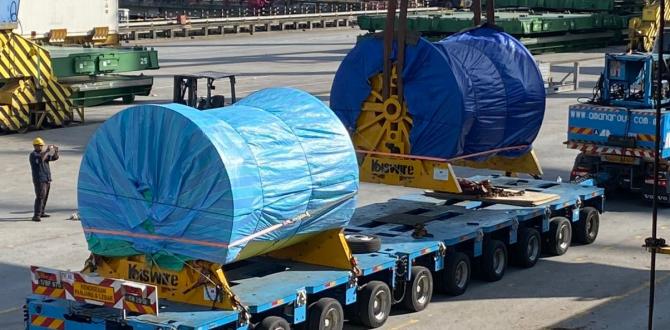 Ceekay Shipping Move Cable Reels Across the Sea