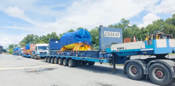 Ceekay Shipping Move Cable Reels Across the Sea