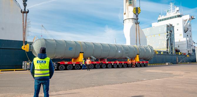 CF&S Organise Reloading of Oversize Cargo in Paldiski, Estonia