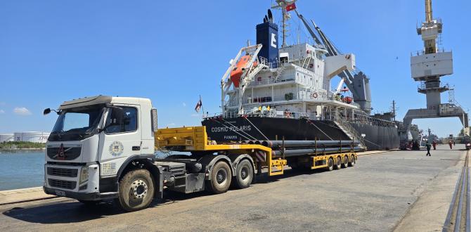 Cuchi Shipping Arrange for Delivery of Pipes to Vung Tau