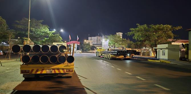 Cuchi Shipping Arrange for Delivery of Pipes to Vung Tau